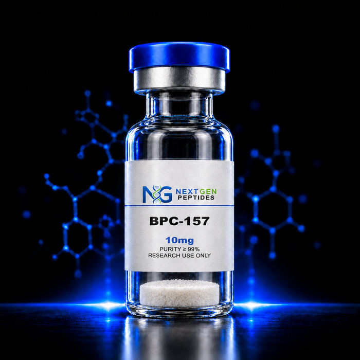Research peptide vials