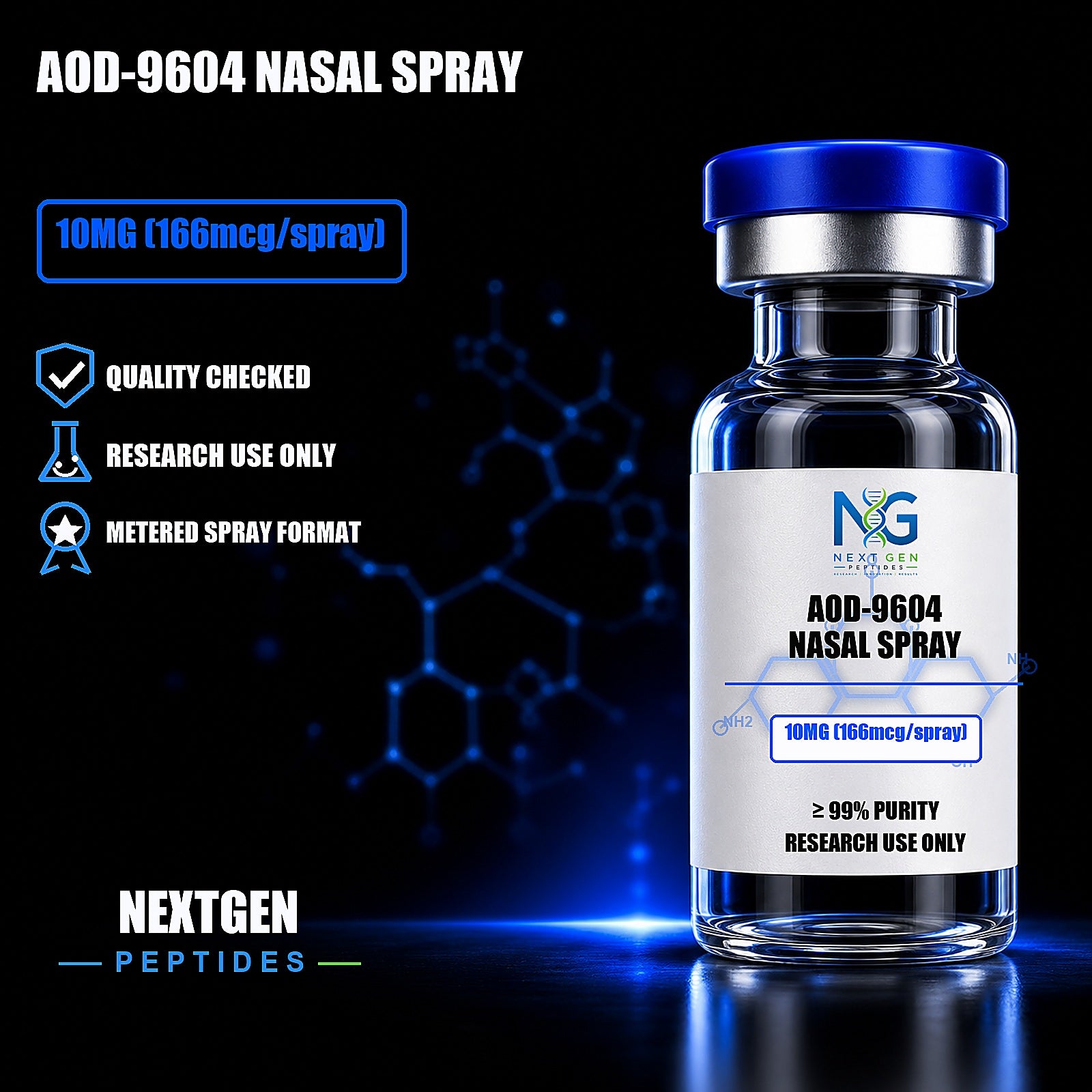 AOD-9604 Nasal Spray 10mg (166mcg/spray)